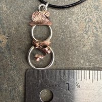 Snowman Necklace