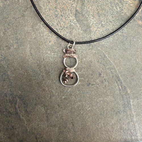 Snowman Necklace