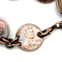 copper penny bracelet