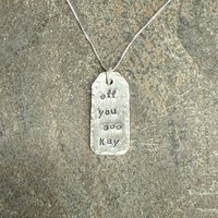 “Eff You See Kay” Necklace