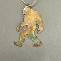 Sasquatch/Bigfoot copper ornament