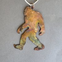Sasquatch/Bigfoot copper ornament