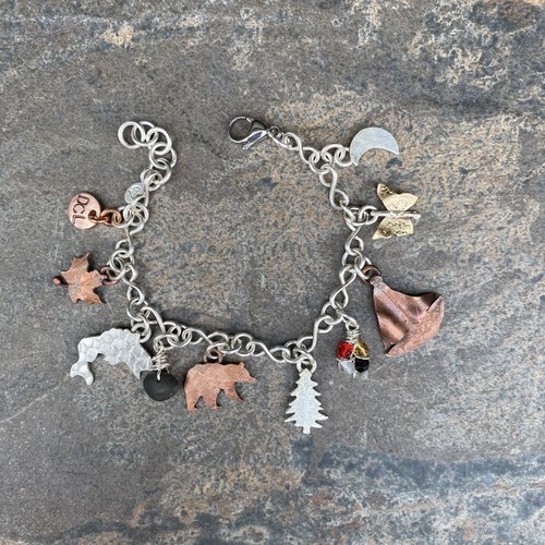 Deep Creek Lake Themed Charm Bracelet